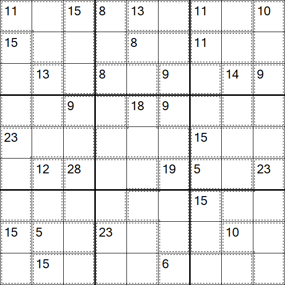 Killer Sudoku - Hard