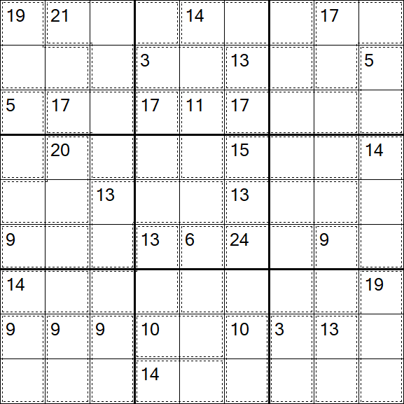 Killer Sudoku - Hard