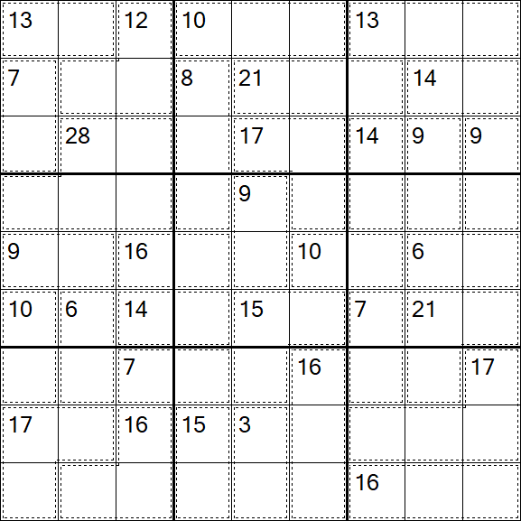 Killer Sudoku - Difícil