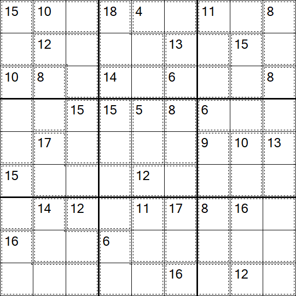 Killer Sudoku - Difícil