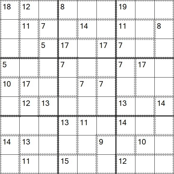 Killer Sudoku - Difícil