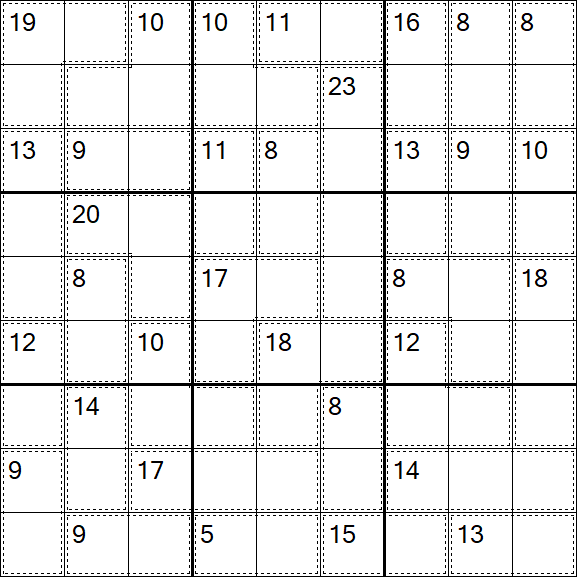 Killer Sudoku - Hard