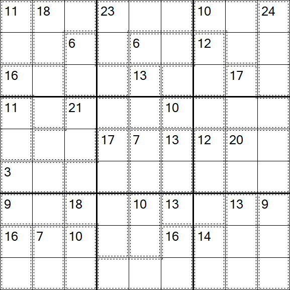 Killer Sudoku - Hard