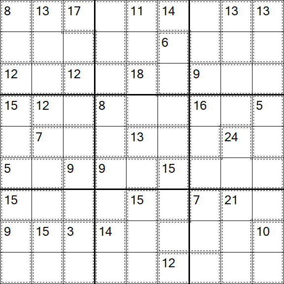Killer Sudoku - Hard