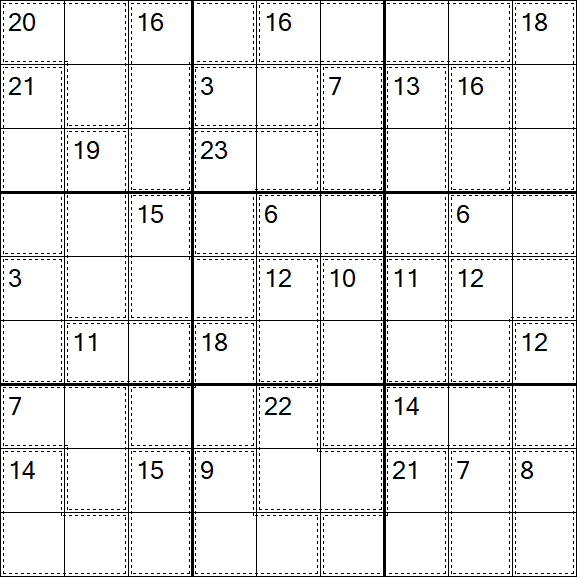 Killer Sudoku - Hard