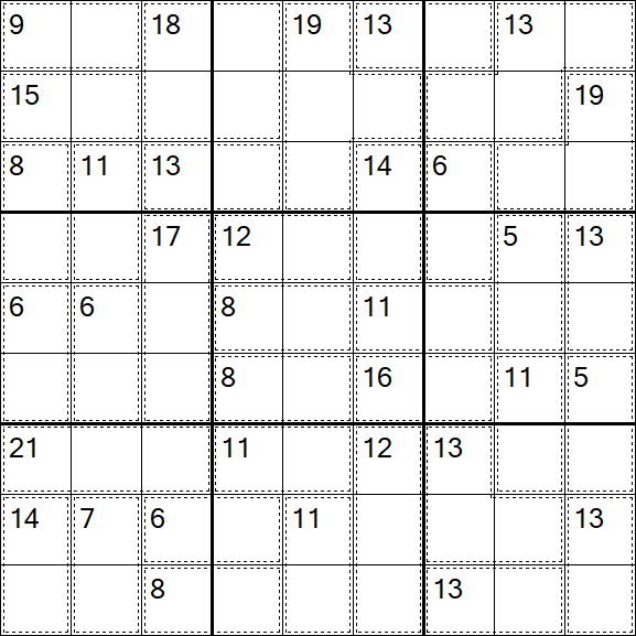 Killer Sudoku - Hard
