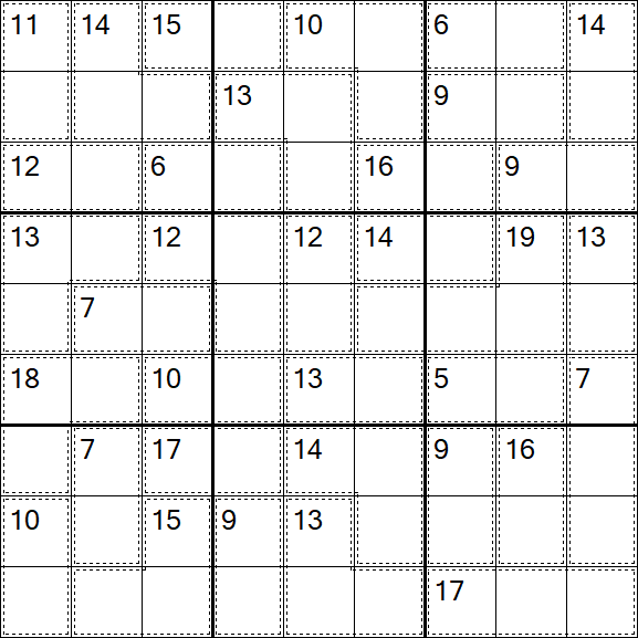 Killer Sudoku - Hard