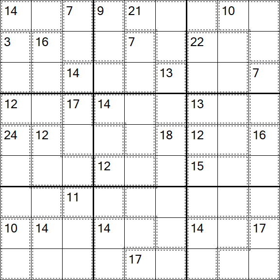 Killer Sudoku - Hard