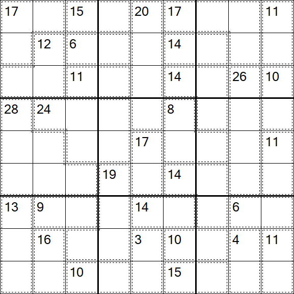 Killer Sudoku - Hard