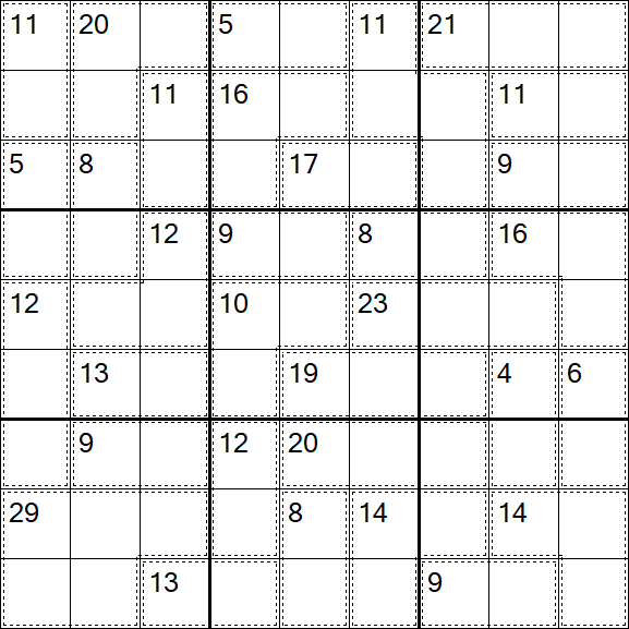 Killer Sudoku - Hard