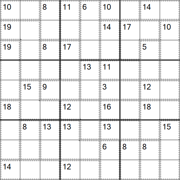 Killer Sudoku - Hard