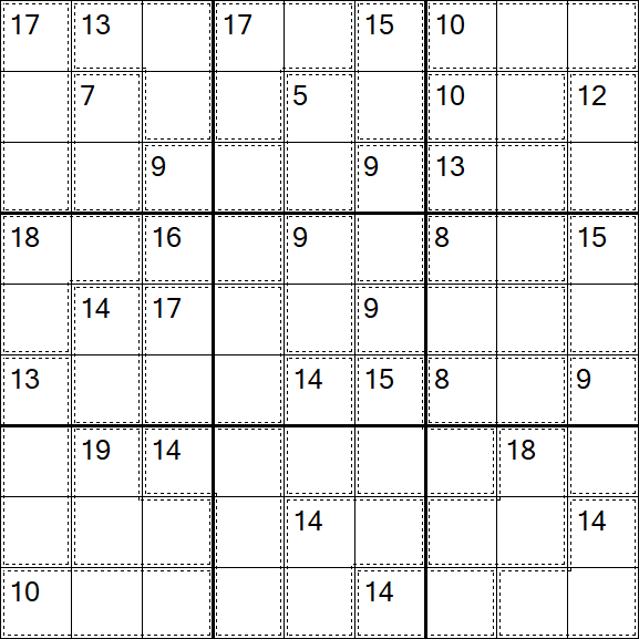 Killer Sudoku - Hard