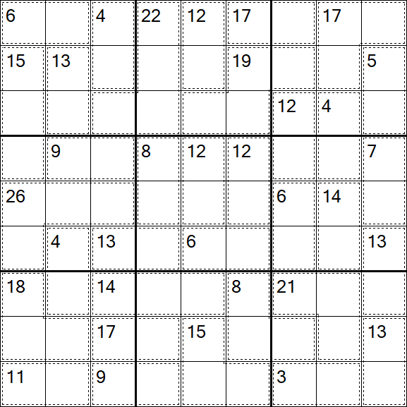 Killer Sudoku - Hard