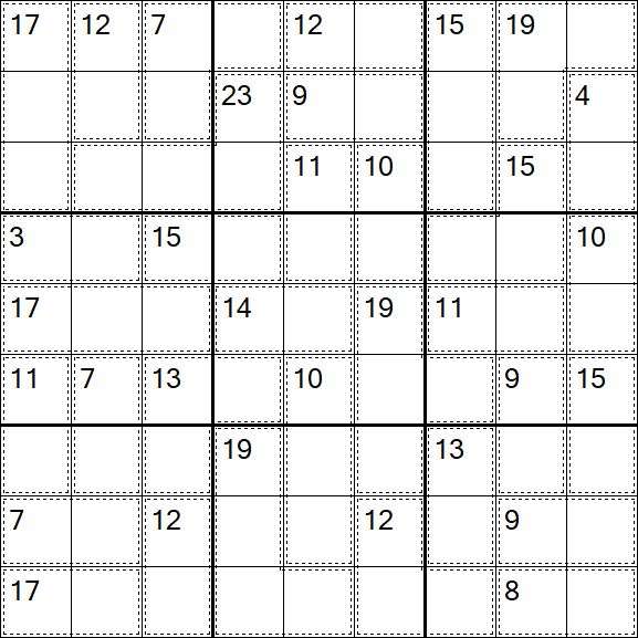 Killer Sudoku - Difícil