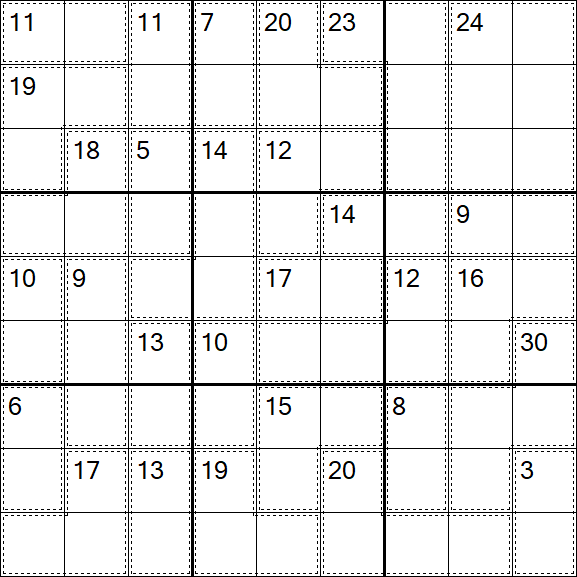 Killer Sudoku - Difícil
