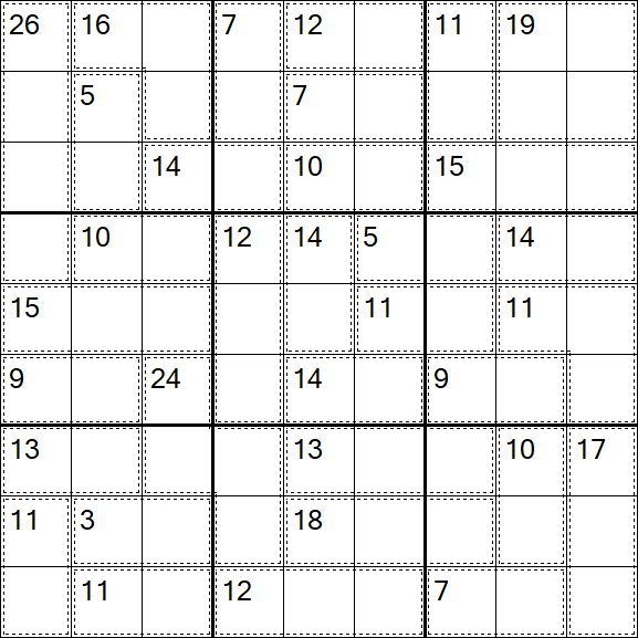 Killer Sudoku - Difícil