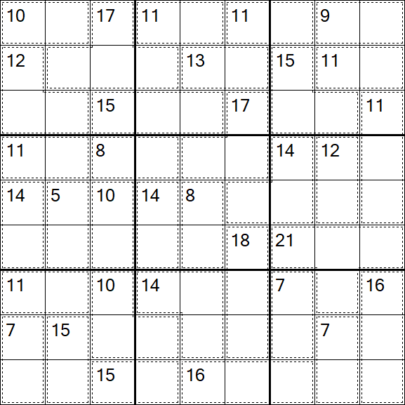 Killer Sudoku - Difícil