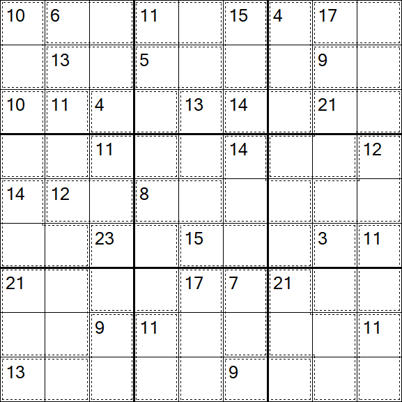 Killer Sudoku - Difícil