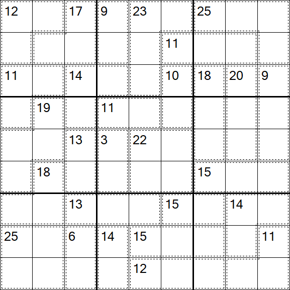 Killer Sudoku - Hard
