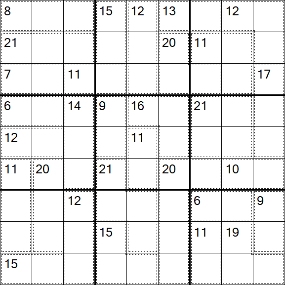 Killer Sudoku - Hard