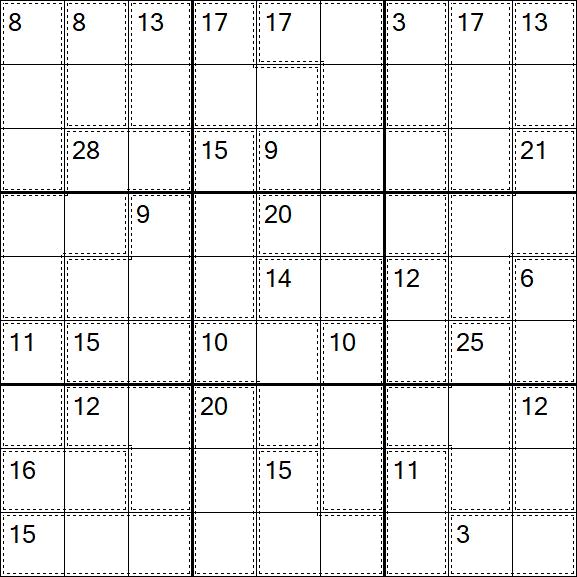 Killer Sudoku - Difícil