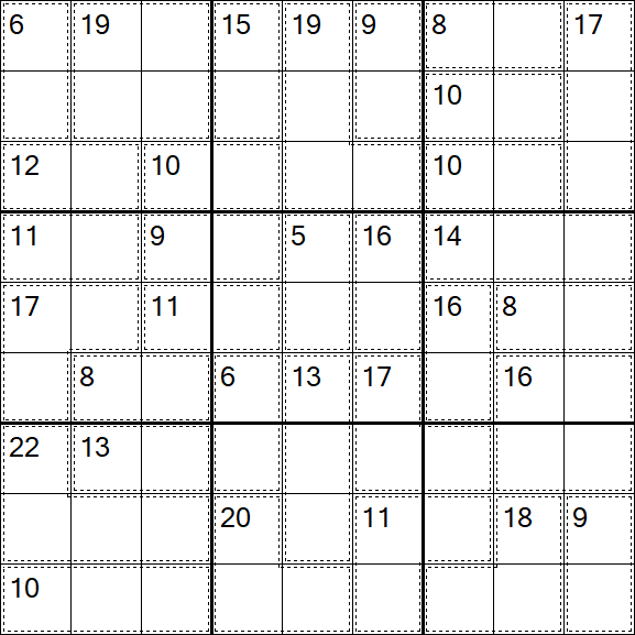 Killer Sudoku - Hard