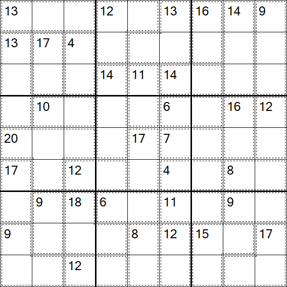 Killer Sudoku - Difícil
