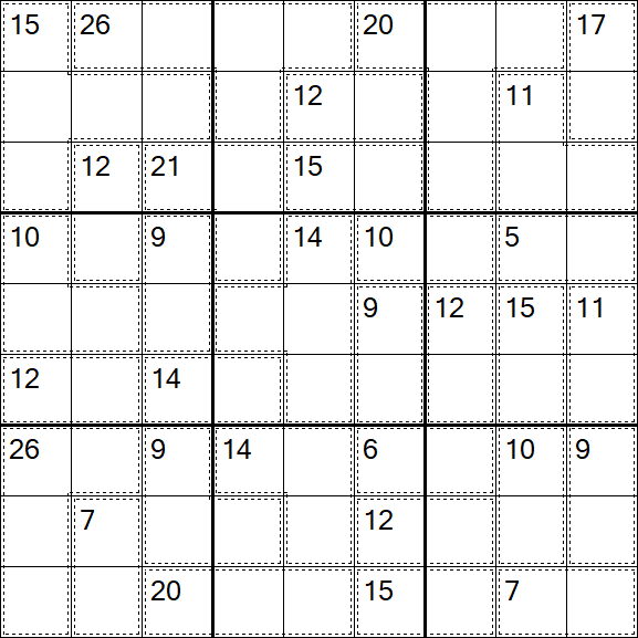 Killer Sudoku - Difícil