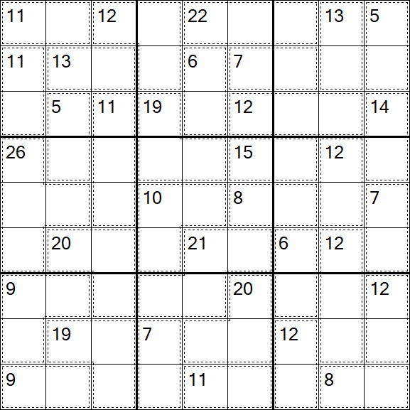 Killer Sudoku - Hard