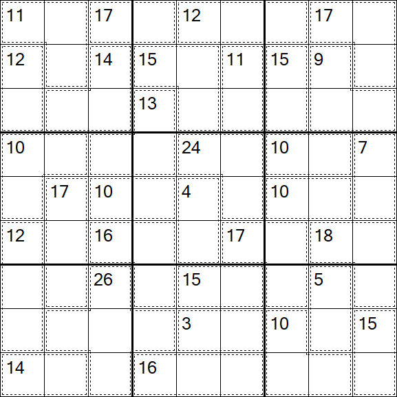 Killer Sudoku - Schwierig