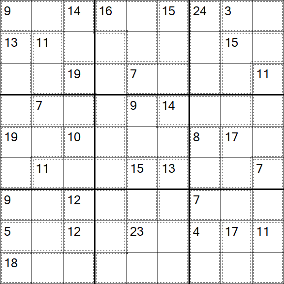 Killer Sudoku - Difícil