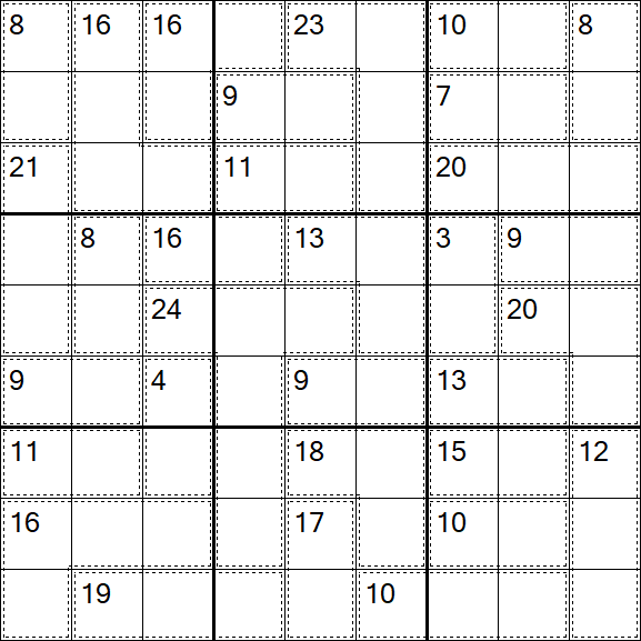 Killer Sudoku - Difícil