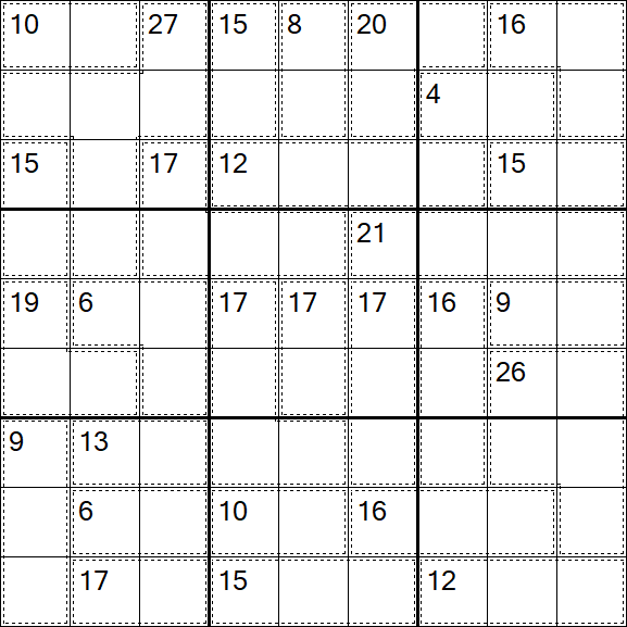 Killer Sudoku - Schwierig