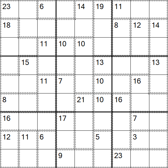 Killer Sudoku - Schwierig