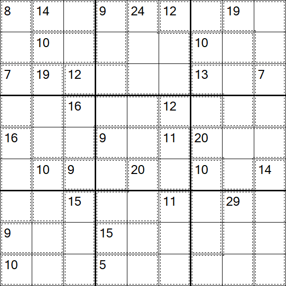 Killer Sudoku - Hard