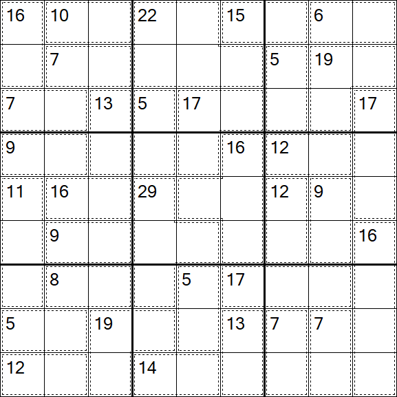 Killer Sudoku - Hard