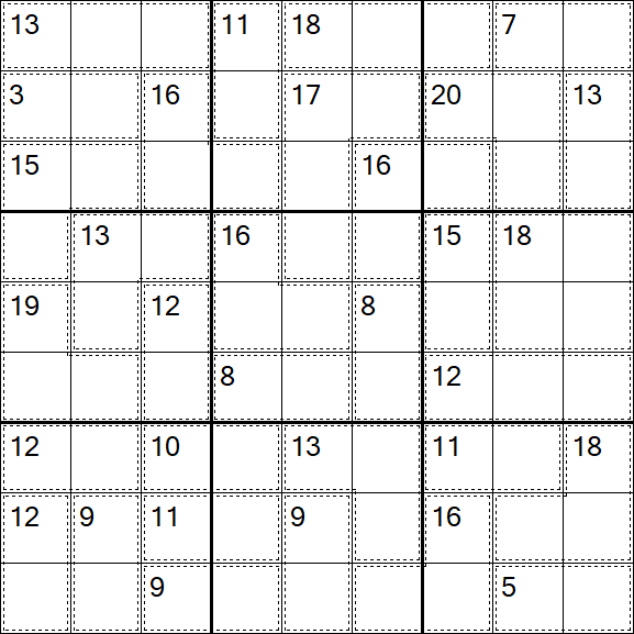 Killer Sudoku - Hard