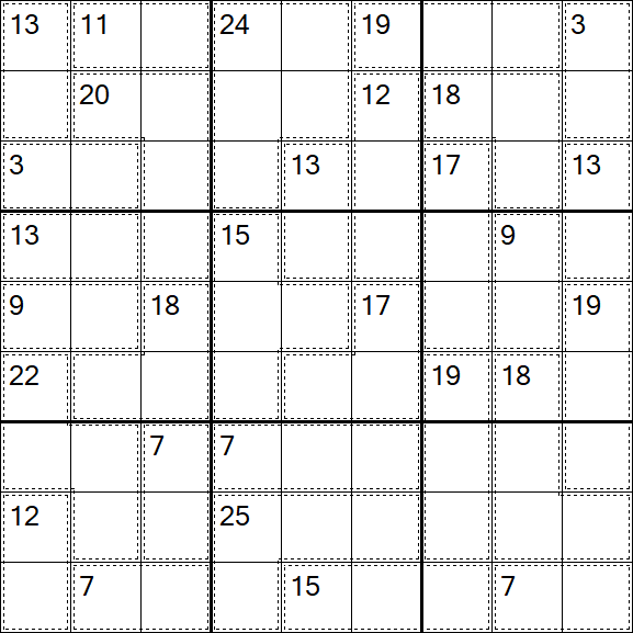 Killer Sudoku - Difícil