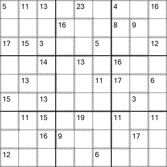 Killer Sudoku - Difficile