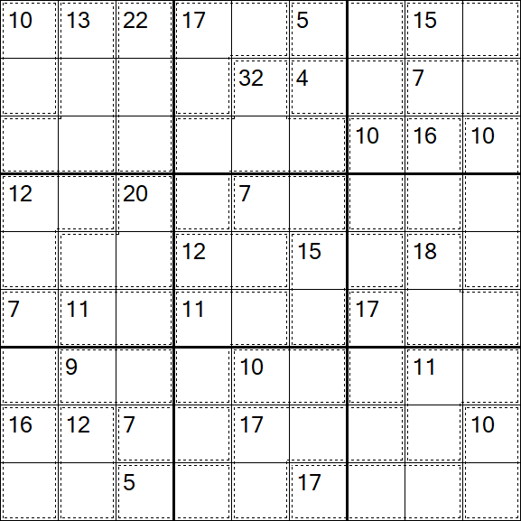 Killer Sudoku - Difícil