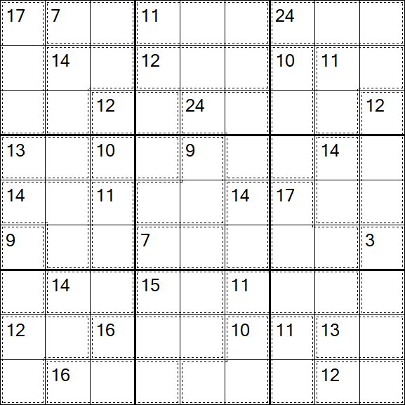 Killer Sudoku - Difícil