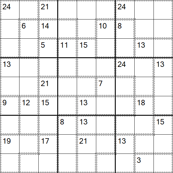 Killer Sudoku - Difícil