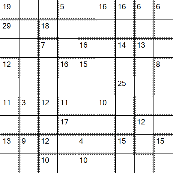 Killer Sudoku - Difícil