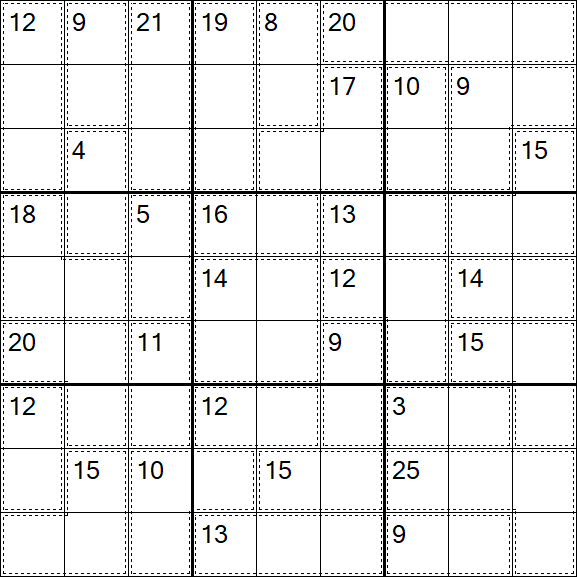 Killer Sudoku - Hard