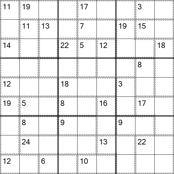 Killer Sudoku - Hard