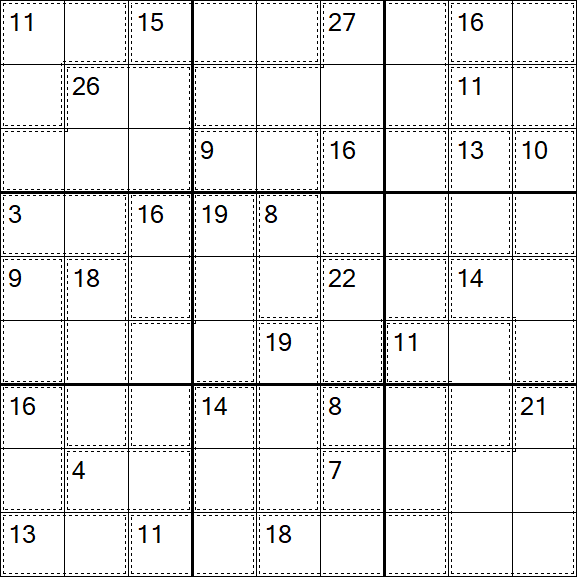 Killer Sudoku - Difícil