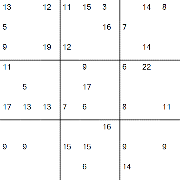 Killer Sudoku - Hard
