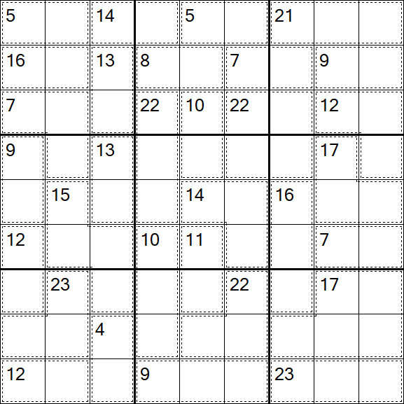 Killer Sudoku - Hard