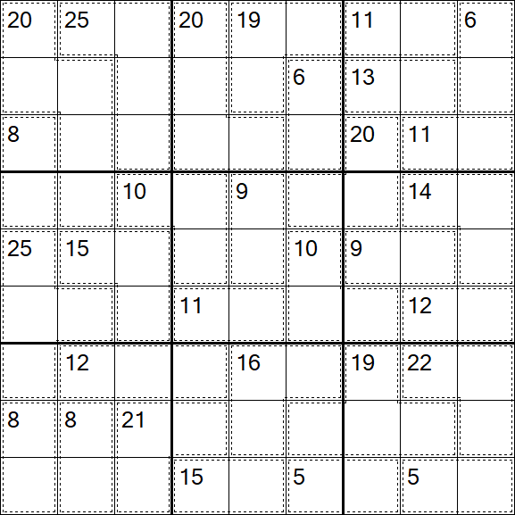 Killer Sudoku - Hard