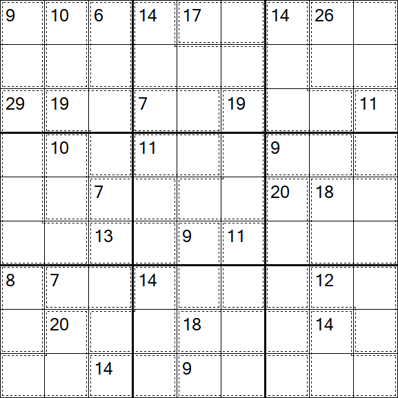 Killer Sudoku - Difficile